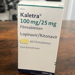Kaletra (lopinavir/ritonavir) 60 film coated tablets antiviral treatment 💊
